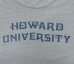画像3: 70'S CHAMPION "HOWARD UNIVERSITY" バータグ 88/12 染み込みプリント シングルステッチ 半袖 Tシャツ ヘザーブルー USA製 (VINTAGE) (3)