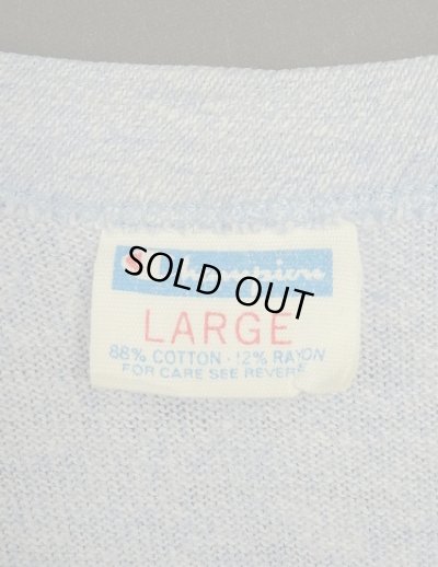 画像2: 70'S CHAMPION "KENTUCKY" バータグ 88/12 染み込みプリント シングルステッチ 半袖 Tシャツ ヘザーブルー USA製 (VINTAGE)