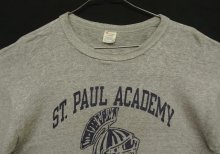 他の写真1: 80'S CHAMPION "SPARTANS" トリコタグ 88/12 染み込み三段プリント シングルステッチ 半袖 Tシャツ ヘザーグレー USA製 (VINTAGE)