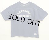 70'S CHAMPION バータグ シングルステッチ 半袖 フットボール Tシャツ ネイビー USA製 (VINTAGE)