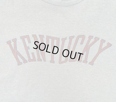 画像3: 70'S CHAMPION "KENTUCKY" バータグ 88/12 染み込みプリント シングルステッチ 半袖 Tシャツ ヘザーブルー USA製 (VINTAGE)