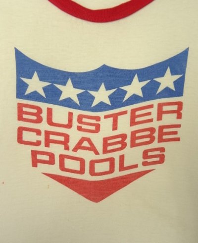画像3: 70'S CHAMPION バータグ シングルステッチ 染み込みプリント 半袖 リンガー Tシャツ ホワイト USA製 (VINTAGE)