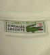画像2: 70'S CHEMISE LACOSTE ポロシャツ ホワイト フランス製 (VINTAGE) (2)