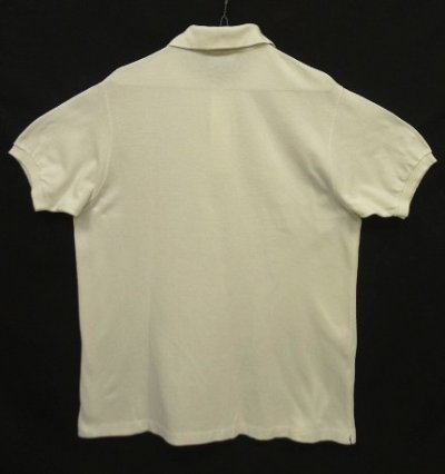 画像3: 70'S CHEMISE LACOSTE ポロシャツ ホワイト フランス製 (VINTAGE)