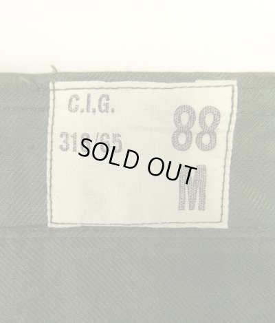 画像2: 60'S フランス空軍 AIR FORCE アジャスター付き メカニックパンツ AILEEジップ (DEADSTOCK)