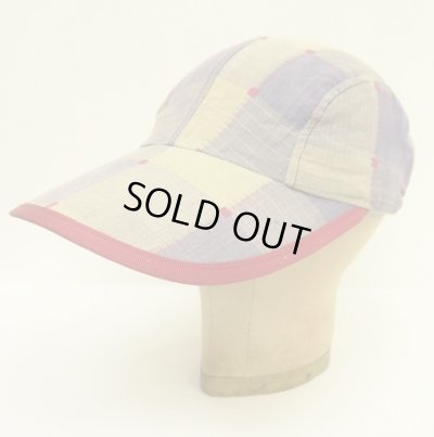 画像1: 00'S PATAGONIA "SPOONBILL CAP" コットンキャップ チェック柄 (VINTAGE)