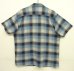 画像3: PATAGONIA オーガニックコットン 半袖 A/Cシャツ オンブレチェック (USED) (3)