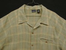 他の写真1: 00'S PATAGONIA ヘンプ100% 半袖 オープンカラーシャツ グレンチェック (VINTAGE)