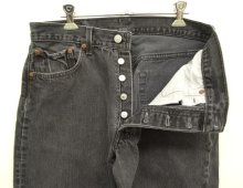 他の写真1: 90'S LEVIS 501 デニム ブラック USA製 W33L30 (VINTAGE)