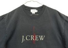 他の写真1: 90'S J.CREW 旧タグ ロゴプリント 半袖 Tシャツ ブラック USA製 (VINTAGE)