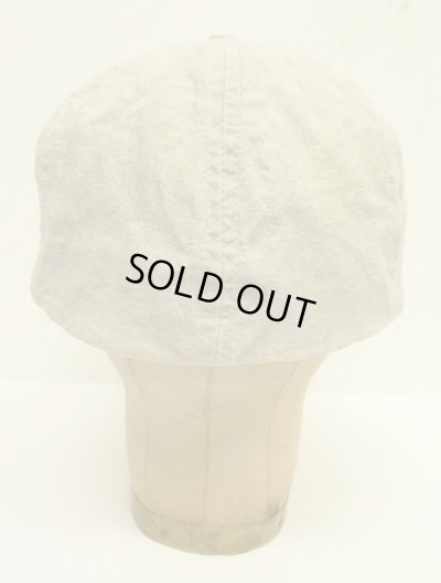 画像4: 90'S J.CREW 旧タグ 6パネル リネンキャップ ナチュラル USA製 (VINTAGE)