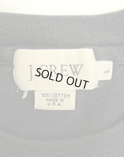 画像2: 90'S J.CREW 旧タグ ロゴプリント 半袖 Tシャツ ブラック USA製 (VINTAGE)