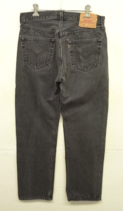 画像3: 90'S LEVIS 501 デニム ブラック USA製 W33L30 (VINTAGE)