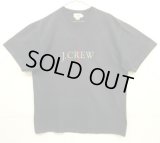 90'S J.CREW 旧タグ ロゴプリント 半袖 Tシャツ ブラック USA製 (VINTAGE)