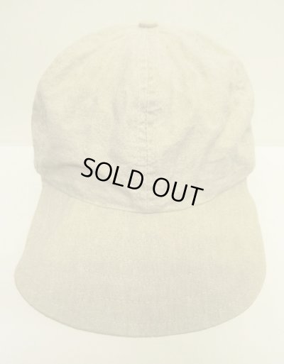 画像2: 90'S J.CREW 旧タグ 6パネル リネンキャップ ナチュラル USA製 (VINTAGE)