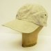 画像1: 90'S J.CREW 旧タグ 6パネル リネンキャップ ナチュラル USA製 (VINTAGE) (1)