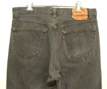 他の写真3: 90'S LEVIS 501 デニム 先染めブラック W34L30 USA製 (VINTAGE)