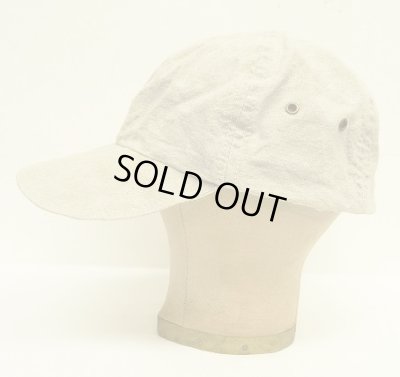 画像3: 90'S J.CREW 旧タグ 6パネル リネンキャップ ナチュラル USA製 (VINTAGE)