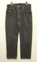 画像1: 90'S LEVIS 501 デニム ブラック USA製 W33L30 (VINTAGE) (1)