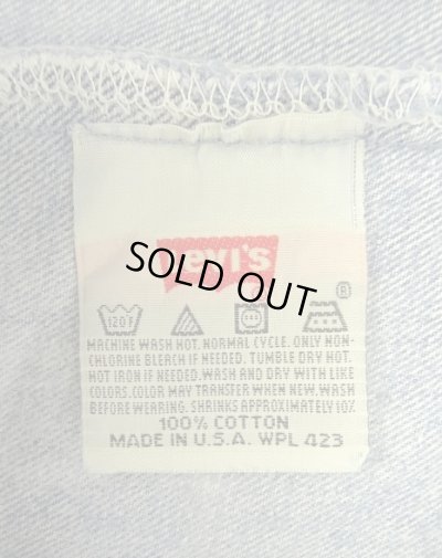 画像2: 90'S LEVIS 501 デニム インディゴ W38L32 USA製 (VINTAGE)