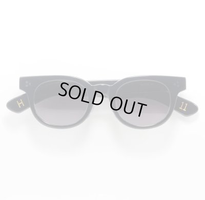 画像2: H OPTICAL "H-11" サングラス ブラック/ブラックレンズ (NEW)