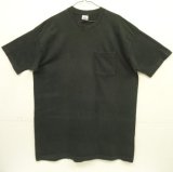 90'S BVD シングルステッチ 耳付きポケット 半袖 Tシャツ ブラック USA製 (VINTAGE)