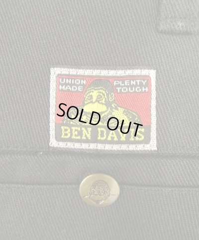 画像6: BEN DAVIS "FRISCO PANTS" トップスナップボタン フリスコパンツ ブラック (VINTAGE)