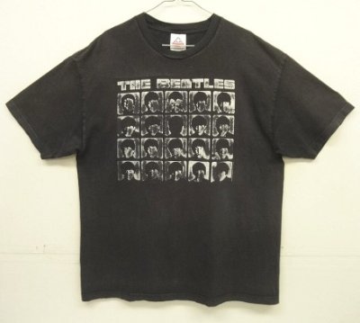 画像1: 90'S THE BEATLES "A HARD DAY'S NIGHT" 両面プリント 半袖 Tシャツ ブラック (VINTAGE)