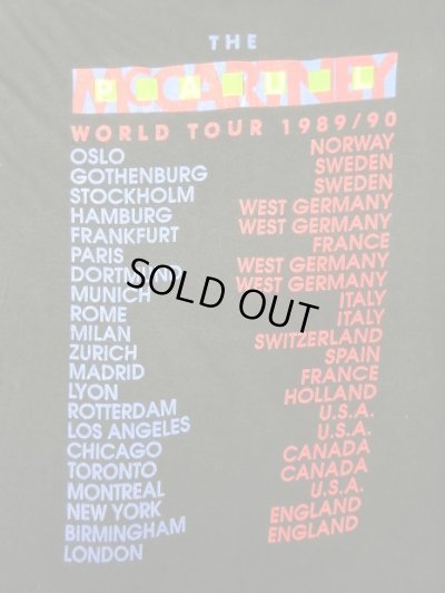 画像6: 80'S PAUL McCARTNEY "WORLD TOUR 1989/90" シングルステッチ 半袖 Tシャツ ブラック USA製 (VINTAGE)