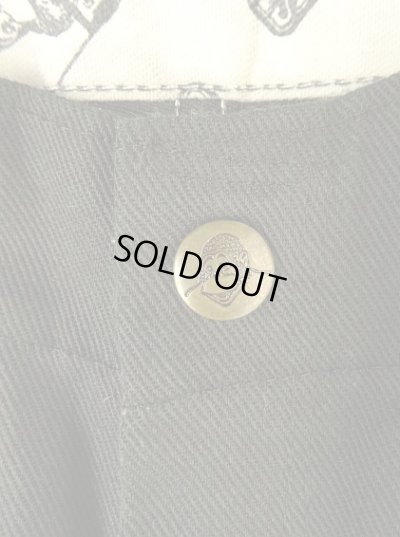 画像3: BEN DAVIS "FRISCO PANTS" トップスナップボタン フリスコパンツ ブラック (VINTAGE)