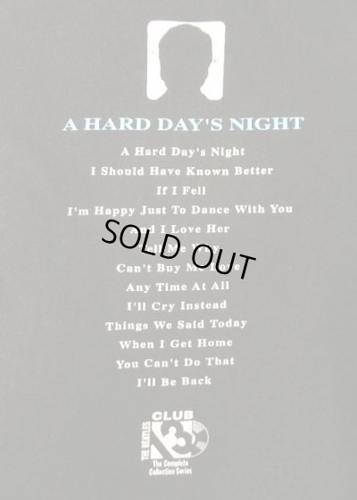 画像6: 90'S THE BEATLES "A HARD DAY'S NIGHT" 両面プリント 半袖 Tシャツ ブラック (VINTAGE)