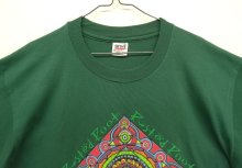 他の写真1: 90'S RUSTED ROOT シングルステッチ 両面プリント 半袖 Tシャツ グリーン USA製 (VINTAGE)