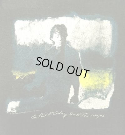 画像3: 80'S PAUL McCARTNEY "WORLD TOUR 1989/90" シングルステッチ 半袖 Tシャツ ブラック USA製 (VINTAGE)