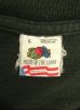 画像2: 90'S FRUIT OF THE LOOM シングルステッチ 耳付きポケット 半袖 Tシャツ ブラック USA製 (VINTAGE) (2)
