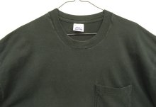 他の写真1: 90'S BVD シングルステッチ 耳付きポケット 半袖 Tシャツ ブラック USA製 (VINTAGE)