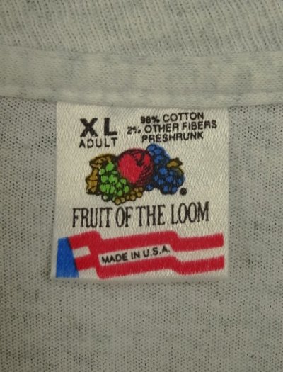 画像4: 90'S IBM シングルステッチ 両面プリント 半袖 Tシャツ アッシュグレー USA製 (VINTAGE)