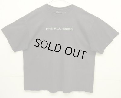 画像1: 00'S NO BOUNDARIES "IT'S ALL GOOD" 半袖 Tシャツ フェードブラック (VINTAGE)