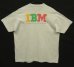 画像1: 90'S IBM シングルステッチ 両面プリント 半袖 Tシャツ アッシュグレー USA製 (VINTAGE) (1)