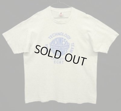 画像3: 90'S IBM シングルステッチ 両面プリント 半袖 Tシャツ アッシュグレー USA製 (VINTAGE)
