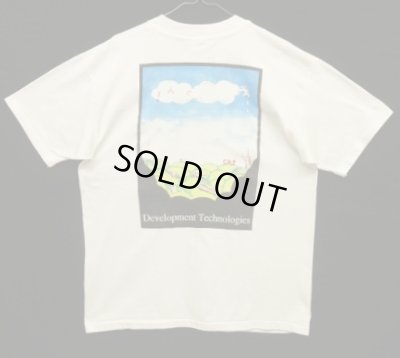 画像1: 90'S AT & T シングルステッチ 両面プリント 半袖 Tシャツ ホワイト USA製 (VINTAGE)