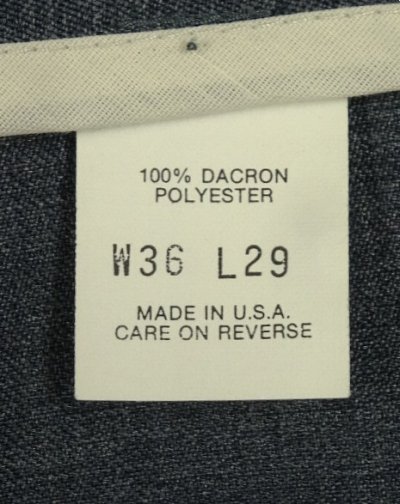 画像3: 90'S LEVIS "ACTION SLACKS" スラックス TALONジップ ブルーヘザー USA製 (VINTAGE)