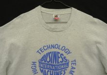 他の写真1: 90'S IBM シングルステッチ 両面プリント 半袖 Tシャツ アッシュグレー USA製 (VINTAGE)