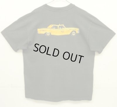 画像4: 90'S YELLOW CAB シングルステッチ 両面プリント 半袖 Tシャツ ブラック USA製 (VINTAGE)
