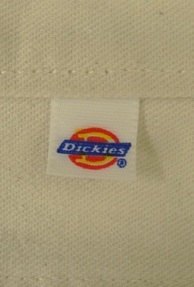 画像5: 80'S DICKIES チビタグ ペインターパンツ ホワイト 42TALONジップ W38L32 USA製 (VINTAGE)