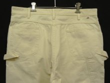 他の写真3: 80'S DICKIES チビタグ ペインターパンツ ホワイト 42TALONジップ W38L32 USA製 (VINTAGE)