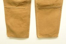 他の写真2: 70'S CARHARTT プリントタグ トップスナップボタン ダブルニー ダックペインターパンツ ブラウン SCOVILLジップ USA製 (VINTAGE)