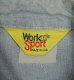 画像2: 80'S WORKN' SPORT 三角タグ コットン100% シャンブレーシャツ ブルー USA製 (VINTAGE) (2)