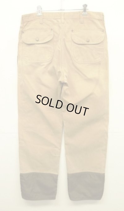 画像7: 70'S CARHARTT プリントタグ トップスナップボタン ダック/ナイロン ペインターパンツ ブラウン 42TALONジップ USA製 (VINTAGE)