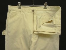 他の写真1: 80'S DICKIES チビタグ ペインターパンツ ホワイト 42TALONジップ W38L32 USA製 (VINTAGE)
