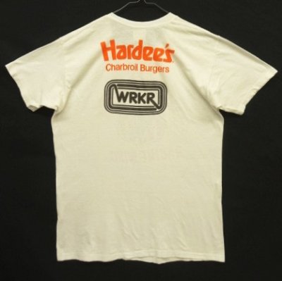 画像4: 70'S RACINE DERBY ASSN. 両面染み込みプリント シングルステッチ 半袖 Tシャツ ホワイト (VINTAGE)